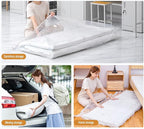 2pcs Mattress Vacuum Bag 94.5x47.2inch Space Saver Vacuum Storage bags,Oversized Vacuum bag Twin Mattress Vacuum Bag King Mattress Vacuum Sealer Bag for Memory Foam Mattress Moving Shipping Storage