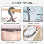 3 Tier Folding Mesh Clothes Drying Rack, Stackable Sweater Drying Rack with Internal Fixation, Portable Hanging Laundry Rack for T-Shirt,Swimsuit,Sweater,Delicates (2 Pack)