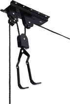 Bike Hanger - Overhead Hoist Pulley System with 100lb Capacity for Bicycles or Ladders - Secure Garage Ceiling Storage by Rad Sportz