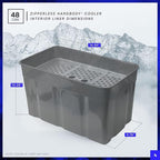 Titan by Arctic Zone Deep Freeze Cooler - Zipperless Hardbody Cooler - Deep Freeze Insulation, HardBody Liner, and SmartShelf