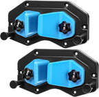 Soulchen 2 Pcs Ski & Snowboard Wall Rack for Garage, Ski Storage Rack, Snowboard Storage, Winter Gear Organizer for Garage, Winter Gear Organizer(Black Blue)