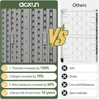 AOXUN Horizontal Storage Sheds 21 Cu.ft, HDPE Outdoor Storage Box 160 Gallon, Waterproof Lockable Resin Deck Box with Spring-Assisted Lid, Patio Storage for Garden, Pool, Cushions, Tools, Grey