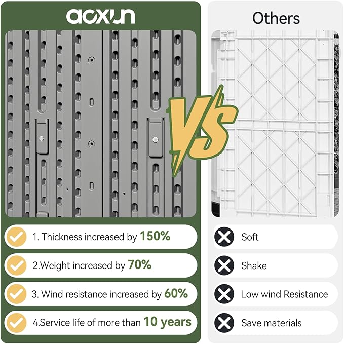 AOXUN Horizontal Storage Sheds 21 Cu.ft, HDPE Outdoor Storage Box 160 Gallon, Waterproof Lockable Resin Deck Box with Spring-Assisted Lid, Patio Storage for Garden, Pool, Cushions, Tools, Grey