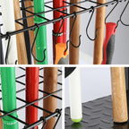 YueTong Garden Tool Organizer for Corner,Yard Tools Rack for Garage Storage Organization,Garage Tool Holder Free Standing No Mount.Heavy Duty and Solid Metal for Indoor and Outdoor Use.