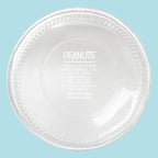 Silver Buffalo Peanuts Squad Featuring Charlie Brown, Snoopy, Schroeder, Lucy, Linus, Sally, Pigpen, Woodstock, and Franklin Glass Cookie Snack Candy Jar with Lid (Small)