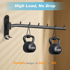 Alise Wall Mounted Drying Rack,Swivel Clothes Drying Rack Stainless Steel,Space Saving Clothes Hanger Rack,Heavty Duty Clothes Wall Drying Rack for Laundry Closet Bedroom/Bathroom,Matte Black,2 Pack