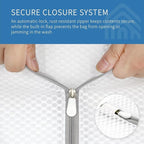 Muchfun 5Pcs Durable Honeycomb Mesh Laundry Bags for Delicates (1Large, 2Medium, 2Small)