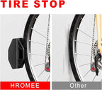 Hromee Bike Rack Wall Mount, Swivel Bike Storage Rack for Garage, Space-Saving Vertical Bike Holder 4 Pack
