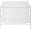 STO STO Sweater Drying Rack, 4-Pack Stackable Mesh Clothes Drying Rack, Laundry Drying Rack for Sweaters, Socks, Toys, White