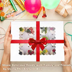 12-Set Cupcake Boxes Hold 12 Standard Cupcakes, Food Grade Cupcake Holders Bakery Carrier Boxes with Windows and Inserts for Cupcakes, Muffins and Pastries (White-12 Pack)