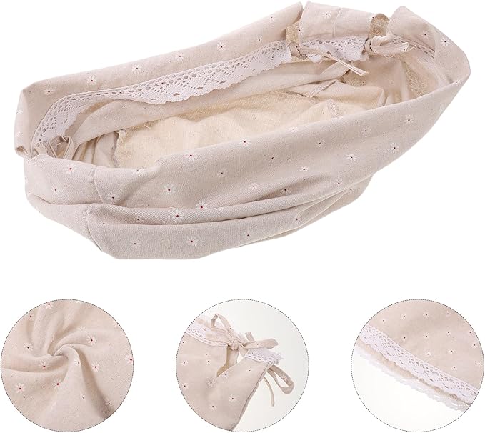 3PCS Removable Laundry Basket Liner Washable Cloth Insert Cover for Home Decor and Seasonal Parties Accessories - Brown