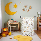 Baby Laundry Basket Kids Hamper Toy Storage Bin for Boys Room Decor Baby Nursery Hamper Gift Baskets for Bedroom Bathroom(Farm)