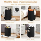 Laundry Basket,Woven Cotton Rope Laundry Hamper,40L Versatile Storage for Dirty Clothes,Baby Toys,and Blankets in Bathroom, Nursery,and Living Room