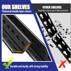Garage Shelving-3000 lbs 5 Tier Storage Shelves, Adjustable Heavy Duty Metal Shelving Unit and Storage Large Wire Rack, Utility Steel Shelf for Warehouse Industrial Pantry Basement 71"x46"x18"