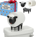 Sheep Toilet Paper Holder 1 Pack, Cute Animal Toilet Paper Holder, Unique Farmhouse Bathroom Decor and Accessories, Modern Tissue Roll Storage, Funny Home Gift Set