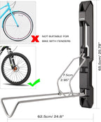 CXWXC Bike Rack Garage - Swivel Bike Wall Mount Rack - Bike Hangers for Garage, Space-Saving, Indoor Bike Storage Rack for Road, MTB, and Hybrid Bicycles
