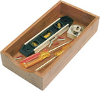 Lipper International 8185S Bamboo Wood Stacking Drawer Organizer Box, 6" x 12"