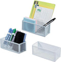 MyGift White Wire Mesh Magnetic Storage Baskets, Whiteboard Accessories, Classroom and Office Supply Organizer, Set of 3