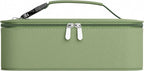 Small Lunch Box Insulated Lunch Bag for Women Men, Bento Kids Lunch Box, Compact Portable Thermal Meal Cooler Bags with Buckle Handle for Work & School, Green 5L