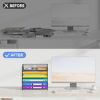 6 Tier Paper Organizer, Grey Letter Tray with Handle, Mesh Desk Organizer, Metal File Organizer, Office Desk Accessories for Home, Office, Classroom, School