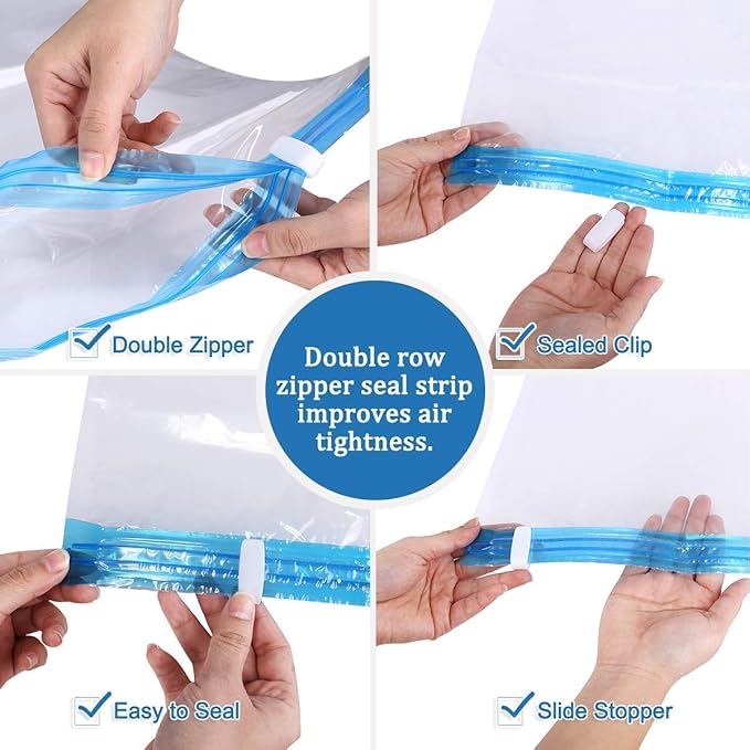 8 Extra Large Size 47"X32" Vacuum Storage Bags for Storage Organization