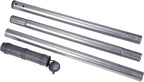 Household Essentials Heavy-Gauge 3-Piece Outdoor Clothesline Pole with Ground Sleeve — 85″ Galvanized Steel Freestanding Support Post with Nuts & Bolts for Receiver Bracket (Bracket Sold Separately)