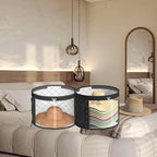 STARGAZ Hat Boxes For Women Storage - This Oversized Clear Hat Storage Bag can hold 9 hats,suitable for cowboy hats,suitable for travel and daily hat organizer for closet.(Black)