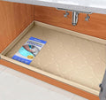 SIKADEER 28" x 19" Under Sink Mat Waterproof, Silicone Mat Kitchen Drawer Shelf and Cabinet Liner, Sink Protector for Kitchen Organizers and Storage, Boot Tray Pet Food Mats
