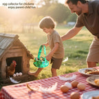 UKJENT Egg Collecting Basket, 7 Pouches Canvas Chicken Egg Gathering Basket, Machine Washable, Hold Different Size Eggs Collection Carrier Bag, Duck Goose Quail Fresh Eggs Collector, Farm & Home Use