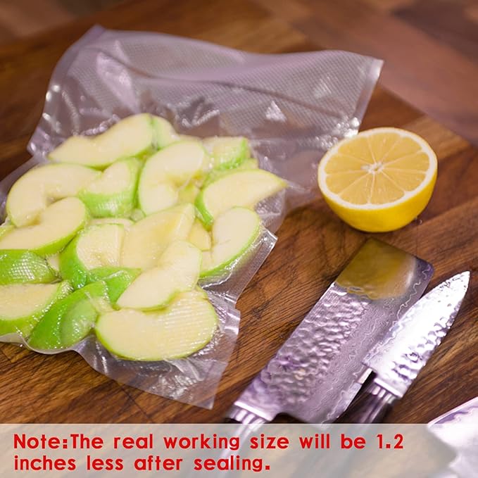 Vacuum Sealer Bags, Food Vacuum Sealer Bag, 100Pcs 3.5" x 5.1" Smell Proof Bags, Heavy Duty, Puncture Prevention, Boilsafe, Freezable, BPA Free, Commercial Grade, Fit Airtight Food Storage Sous Vide