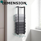 Modern Towel Racks for Bathroom, Wall Mounted Towel Holder in Stainless Steel, Space-Saving Towel Storage for Rolled Towels, Minimalist Bathroom Organizer for Small Bathrooms, RV & Dorm