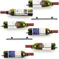 Wall Mounted Wine Rack: Metal Wall Wine Bottle Holder - for Wine Cellar Home Kitchen Bar Decor - 8Pcs