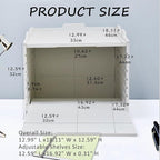 YFS 6 Tier-Desk File Organizer, Stackable Paper Tray, Printer paper Storage for Office, Sorter Organizer for Letter/A3 Office File Folder Holder -White (Horizontal-6tray(with 5 Adjustable Shelves))