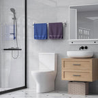 Brushed Nickel Towel Rack for Bathroom - 24" Rustproof Towel Holder, Sturdy Towel Bar Wall Mounted, Space-Saving Towel Hanger, Bathroom Accessories, Home Decor, Apparment Essentials