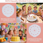 Foldable Cake Carrier with Portable Insulated Bag(Heavy-Duty), Plate Stacker and Non-slip Silicone Trivet Mats, Holds up to 8.5in High and 10in Round Cake or 2pcs 9in Pies