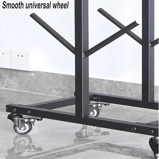 Freestanding Metal Snowboard & Ski Storage Rack for Garage or Home Gym - Organize with 4/5/6 Layer Options, Durable Triangle Design for Maximum Space Efficiency