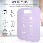 2pcs Shirt Folding Board Clothes Folder Pp Laundry Folding Tool for Home Use Purple