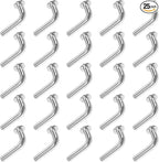 ZYAMY 25pcs M7 Heavy-Duty Rack Safety Bolt, Universal Pallet Rack Drop Pin for Disengagement Safety of Warehouse, Home or DIY Shelving Unit