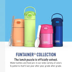 THERMOS FUNTAINER Insulated Food Jar, 10 Ounce, Kid Friendly Food Jar with Foldable Spoon, Bluey