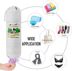 Happy Campers Grocery Bags Holder Organizer, Wall Mount Plastic Bags Storage Container Dispenser, Gift For Family And Friends