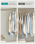 SONGMICS Cabides de Veludo, Conjunto com 50 Unidades, Cabides Antideslizantes, 0,6 cm de Espessura, Econômicos em Espaço, Ganchos Giratórios 360°, 45 cm de Comprimento, Cinza Escuro BRCRF50G