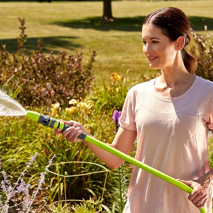 Flexzilla Garden Lead-in Hose 5/8 in. x 10 ft., Lightweight All-Weather Water Hose, Durable and Flexible, Leak-Free Connections
