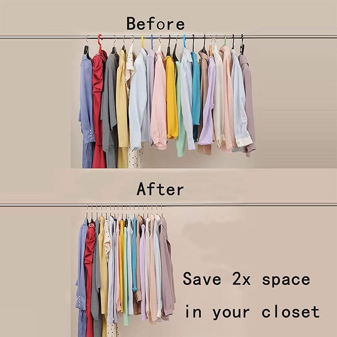 Premium PVC Coating Metal Hangers 40 Pack, Heavyduty, Non Slip Slimline, Suit Jacket T Shirt Hangers, Gold Hooks, Space Saving Clothes Hanger (White)