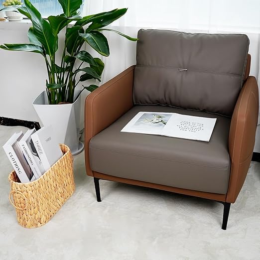 Large Toilet Paper Storage Basket, Wicker Toilet Paper Holder Basket for Bathroom, Natural Water Hyacinth Narrow Basket, Slim Toilet Paper Basket for 6 Mega Rolls, Magazines & Towels