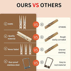Wooden Clothes Pins,50 Pack, 2.9 Inch, Large Natural Birchwood Rust, Moisture Resistant Clothes Pegs, Heavy Duty Clothespins,Clothes Pins for Craft, Clips for Pictures