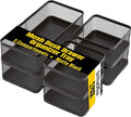 1InTheOffice Mesh Collection Desk Drawer Organizer Tray 3 Compartment - Stackable, Matte Black (2pack)