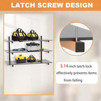 Lumber Rack Wall Mount, Heavy Duty Wood Storage Racks, 9-Level System Garage Shelving, 1080 Lbs Capacity Organizer Shelves, Folding Orange Brackets, 6 Pack Hanging Metal Shelf for Indoor and Outdoor