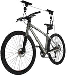 Bike Hanger - Overhead Hoist Pulley System with 100lb Capacity for Bicycles or Ladders - Secure Garage Ceiling Storage by Rad Sportz
