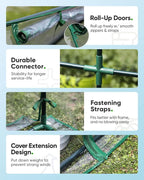 Quictent Mini Greenhouse, Portable Quick-Setup Small Tabletop Waterproof UV Protected PVC Cover Shelter for Outdoors/Indoors W/ Raised Base for Garden Plant Seed Starting, 71"x36"x36" Clear