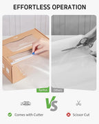 Syntus 11" x 100' and 8" x 100' Vacuum Sealer Bags for Food with Cutter, Vacuum Sealer Bags Roll Keeper BPA-free Heavy-duty Commercial Grade for Food Storage, Meal Prep and Sous Vide